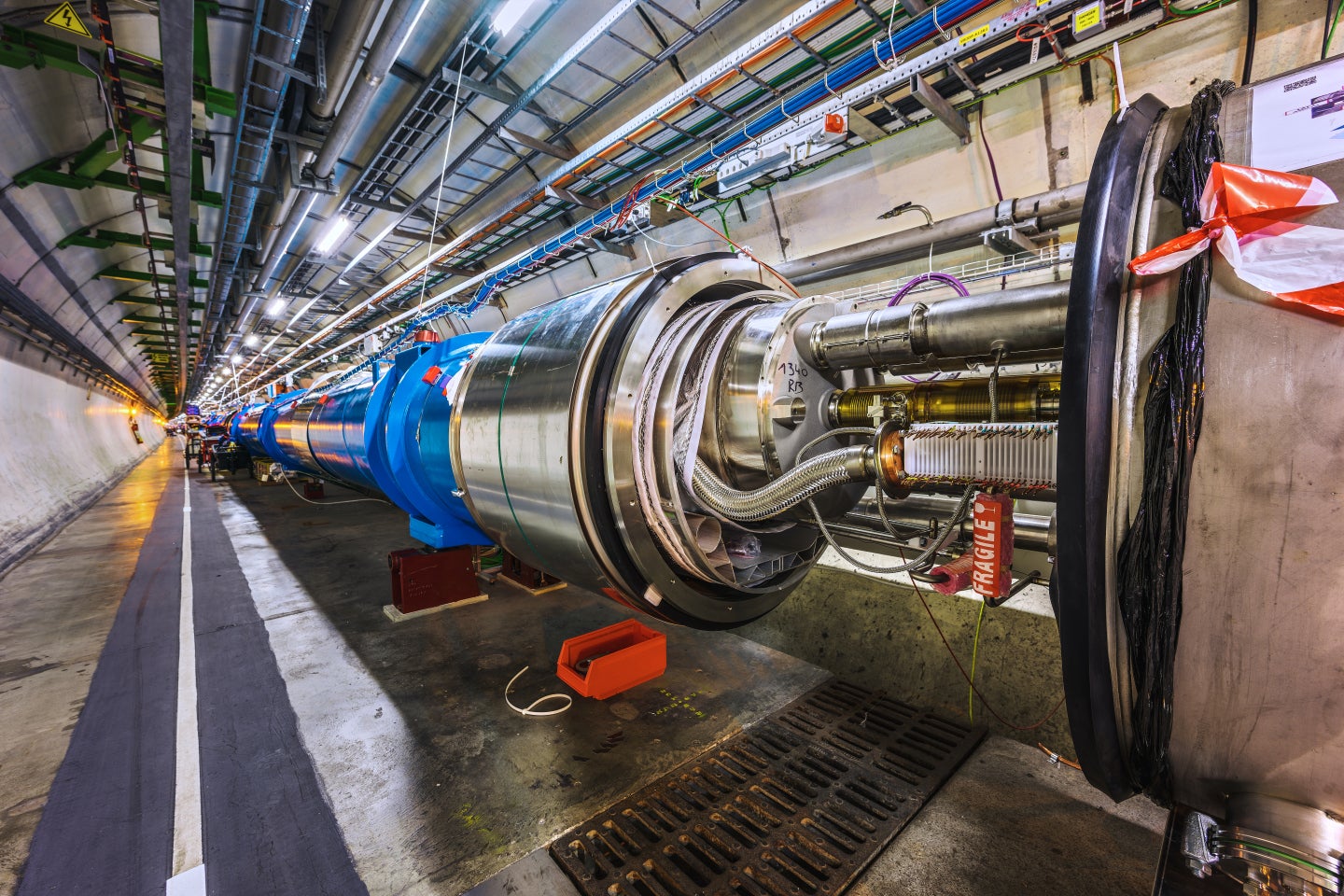 The LHC tunnel (Maximilien Brice/CERN)