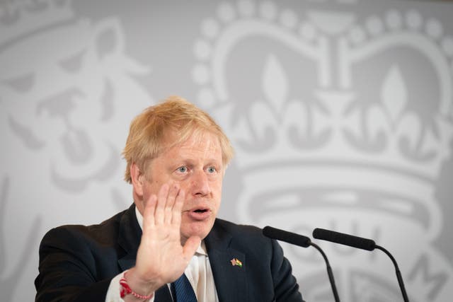 <p>Boris Johnson has said Western allies are preparing to offer Ukraine a series of ‘security guarantees’ which should make the country ‘impregnable’ to a future Russian invasion</p>