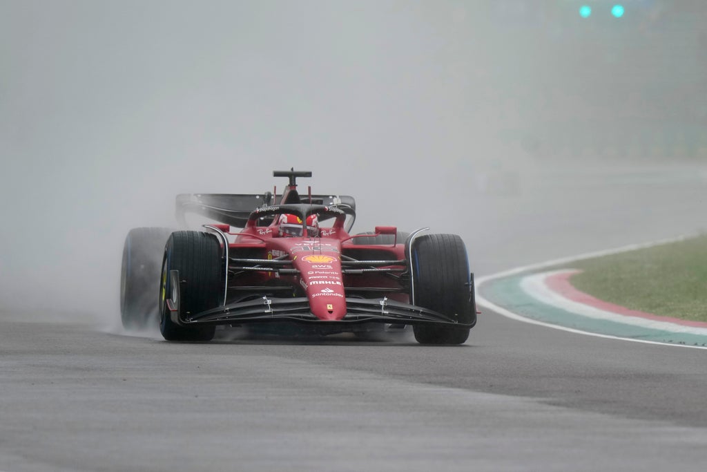 F1 qualifying LIVE: Updates from rainy Imola as drivers qualify for Emilia Romagna Grand Prix sprint race