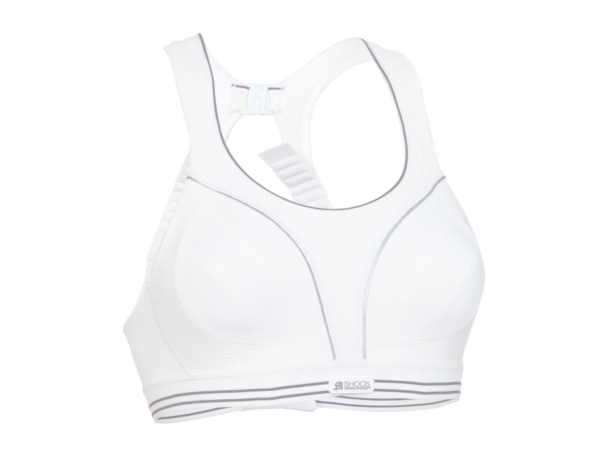 Courage Sports bra, White, Extreme Support with Cool Max Technology