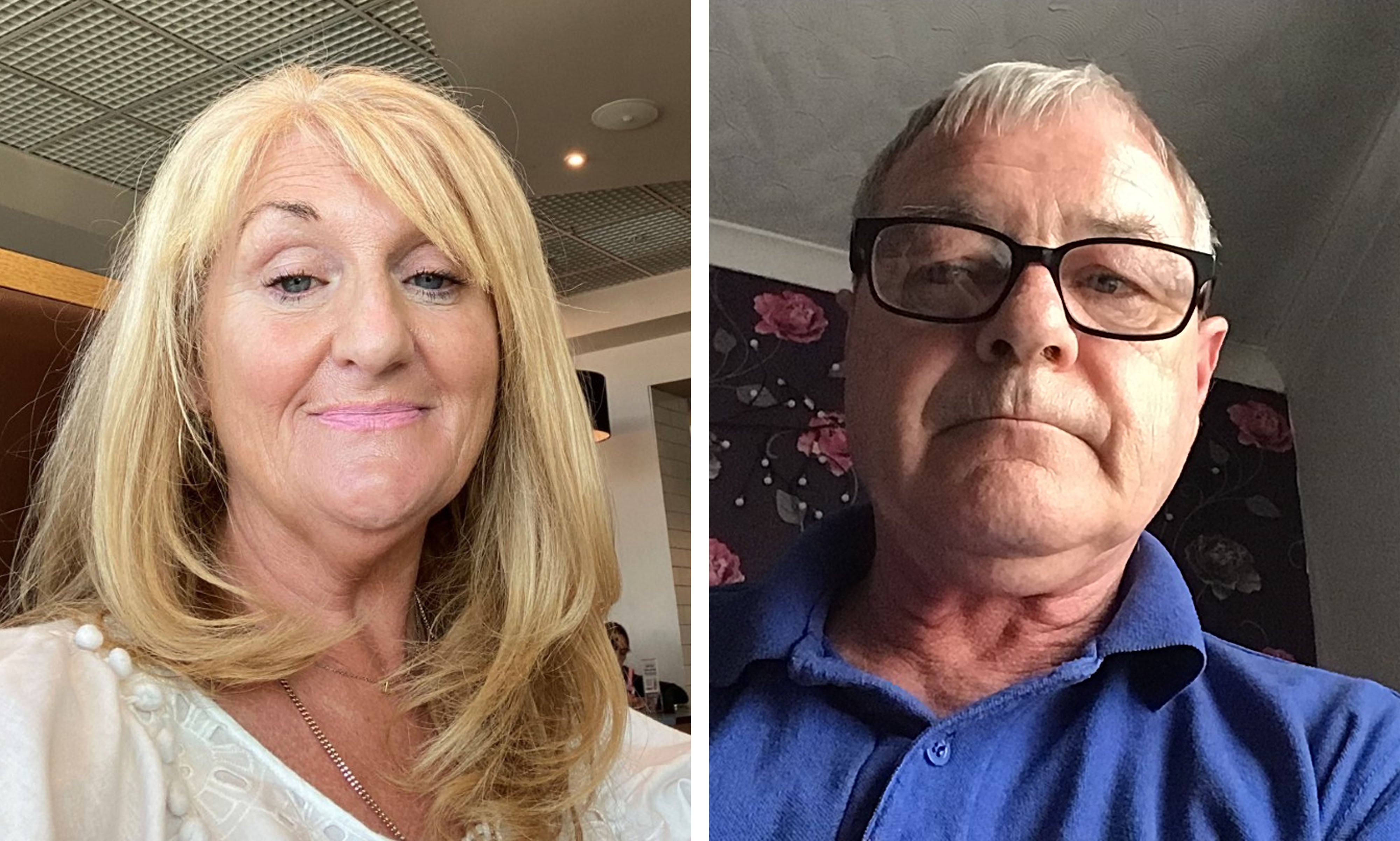 Pauline Padden and Stephen O’Reilly lost their life savings after falling victim to a £13.7 million pensions scam (handouts/PA)