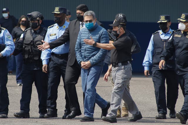 HONDURAS-EXPRESIDENTE EXTRADICIÓN