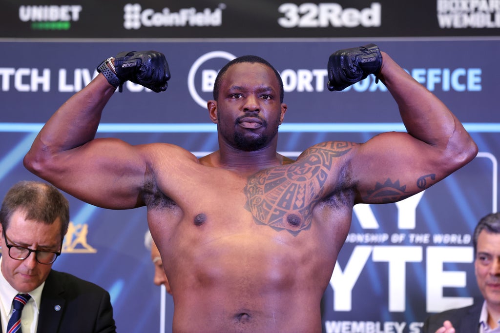 Who has Dillian Whyte lost to ahead of Tyson Fury fight?