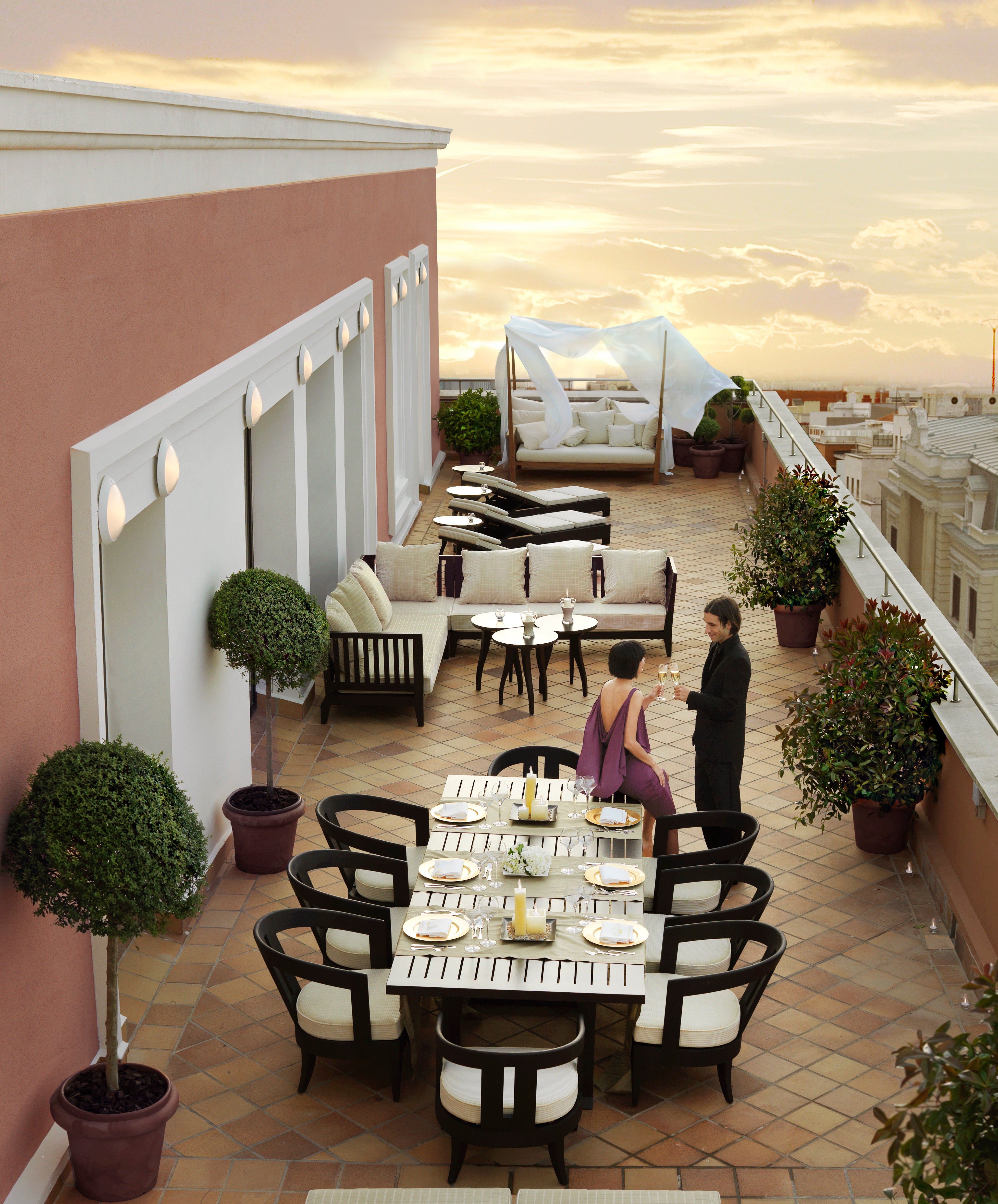 Check in to the Terraza Terrace Royal Suite for a spectacularly chic experience