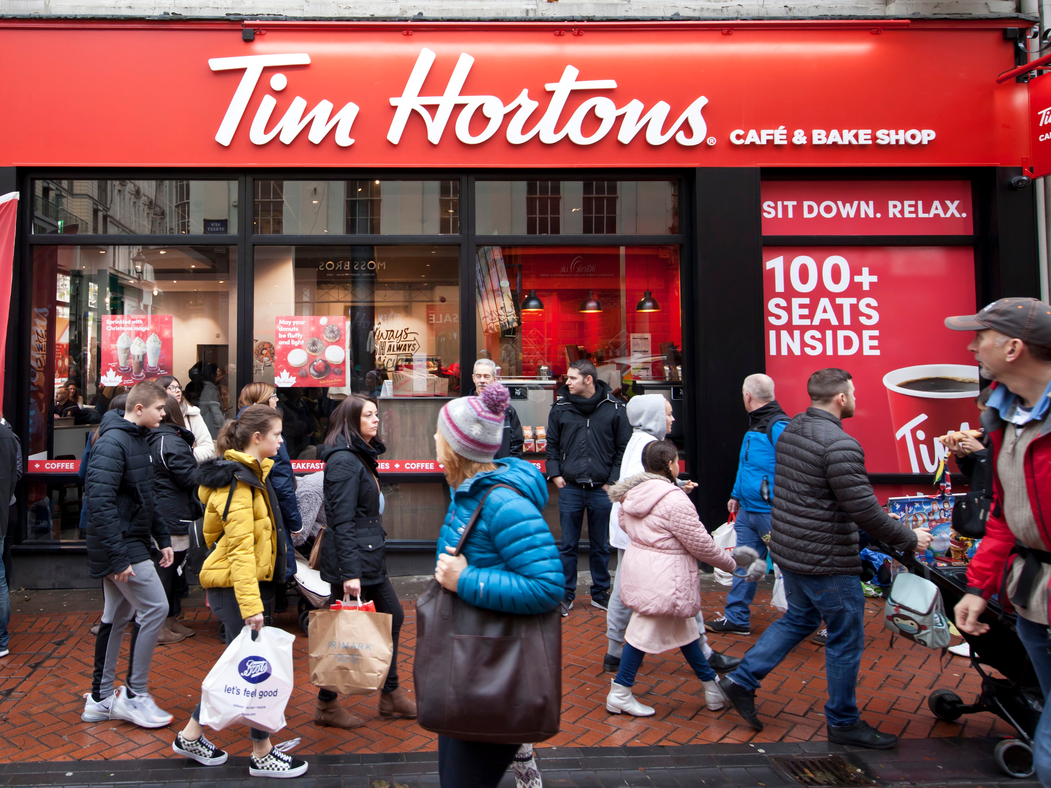 Tim Hortons’ Birmingham New Street branch