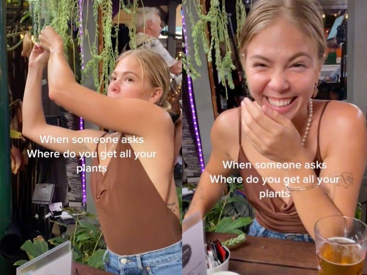 Woman sparks debate after claiming she grows plant collection by taking branches off plants in businesses