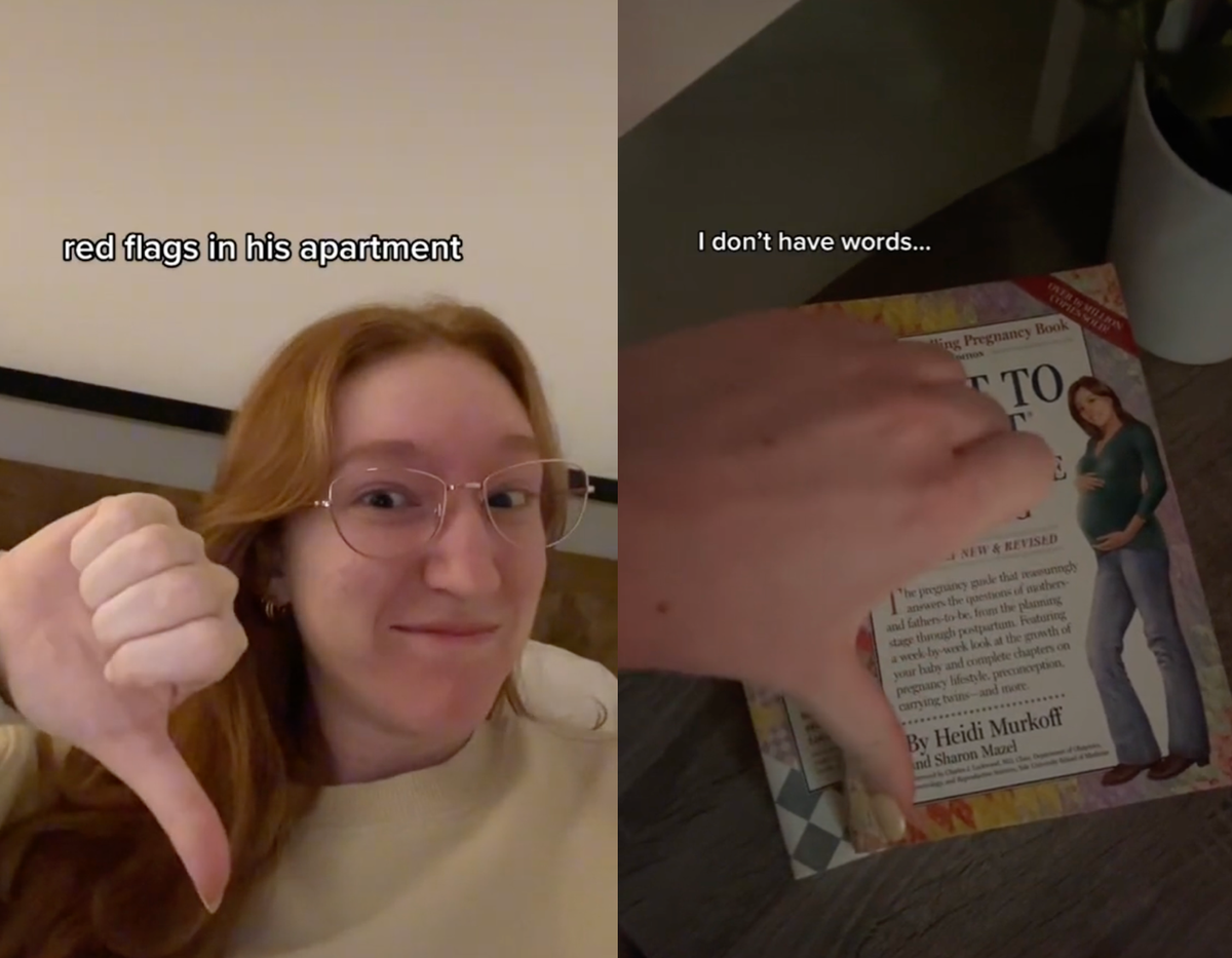 Woman reveals red flags in her date&rsquo;s apartment, including two pregnancy books: &lsquo;I don&rsquo;t have words&rsquo;
