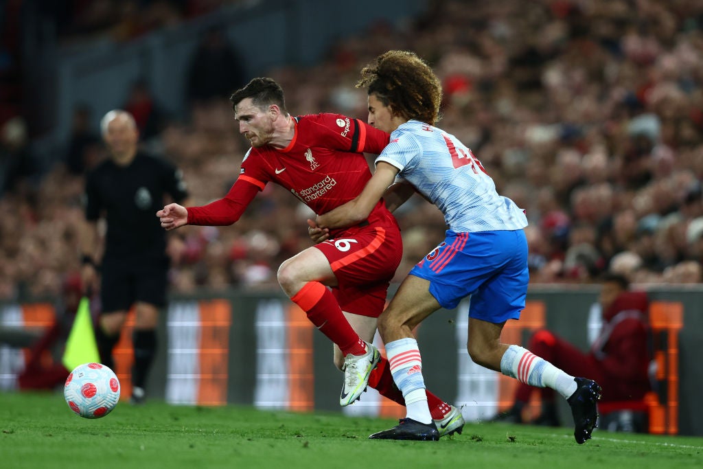 Klopp said Hannibal Mejbri ‘wanted to make an impression’ following his late introduction at Anfield