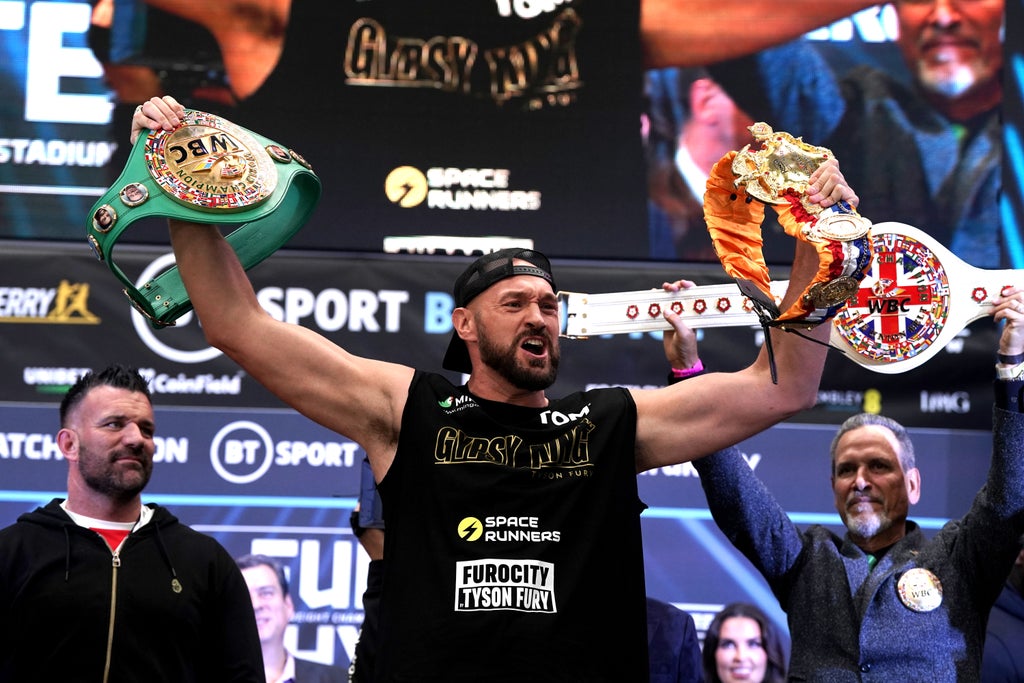 ‘I’m not untouchable’ says Tyson Fury ahead of his big night with Dillian Whyte