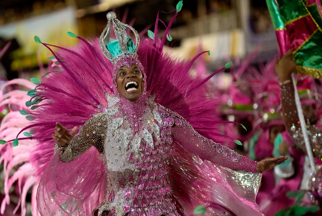 Rio’s flamboyant Carnival parade is back after the pandemic