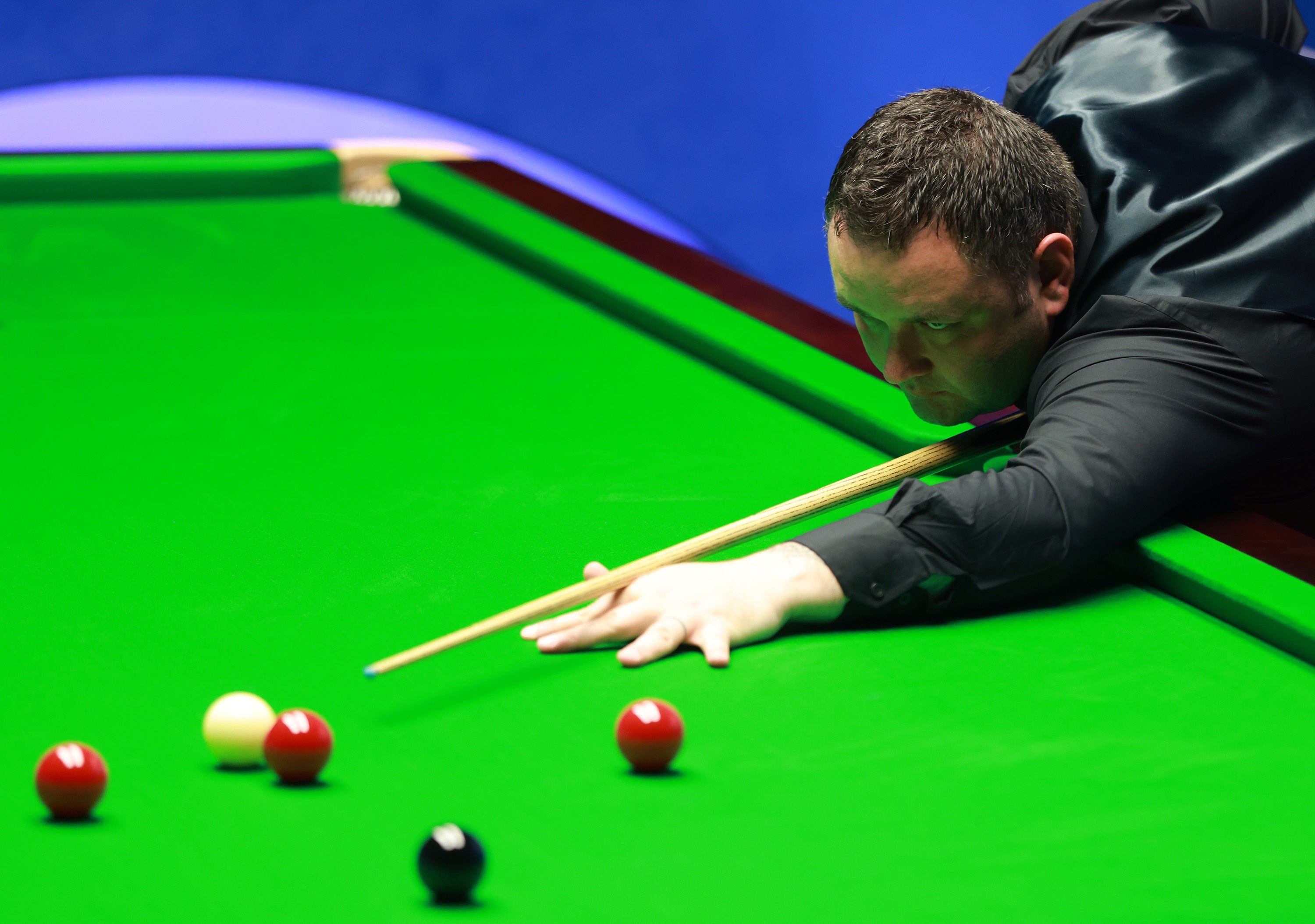 Stephen Maguire saw off Zhao Xintong in Sheffield (Ian Hodgson/PA)