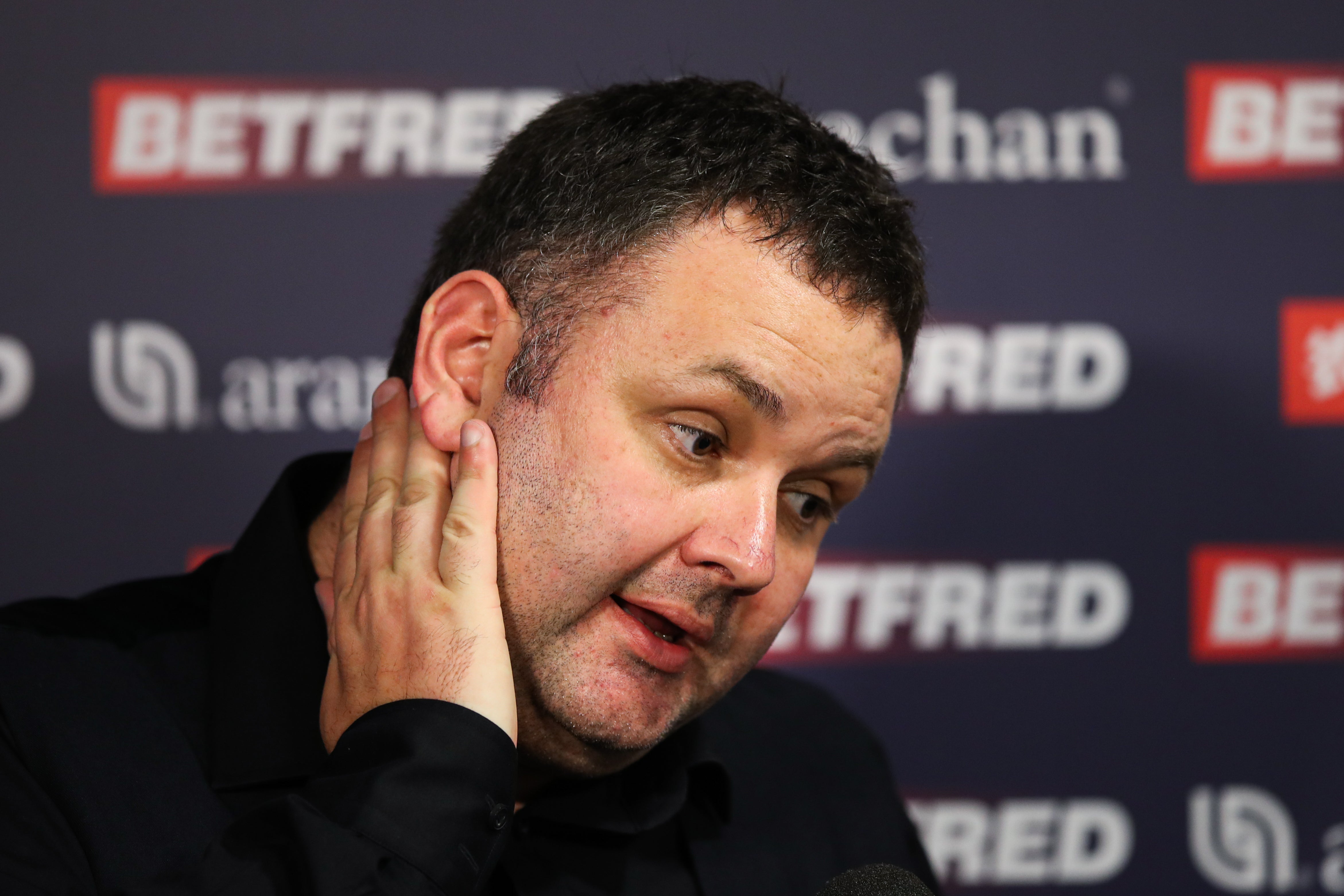 Stephen Maguire moved into the last eight at the Crucible (Ian Hodgson/PA)