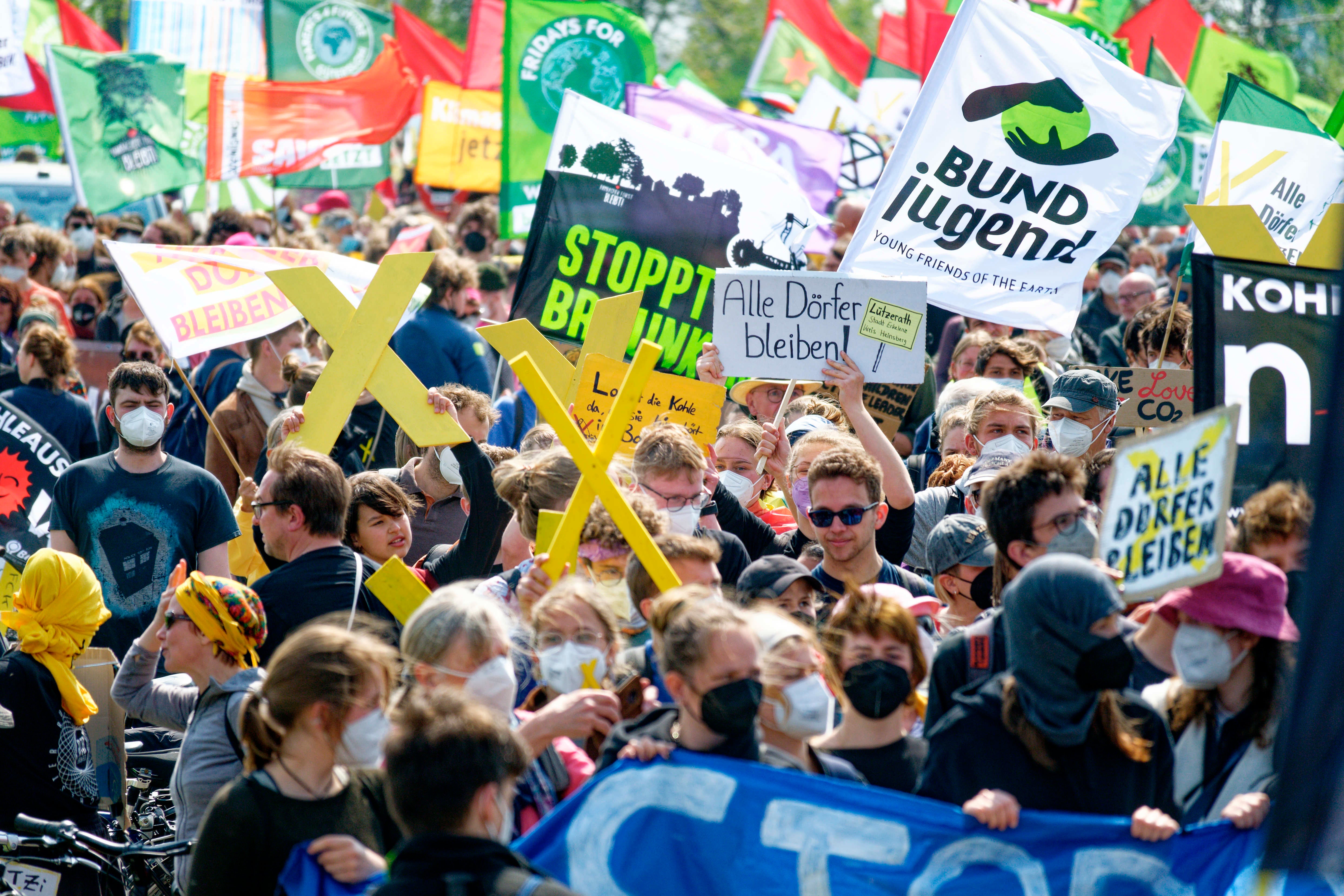 Thousands Protest Plan To Raze German Village For Coal Mine | The ...