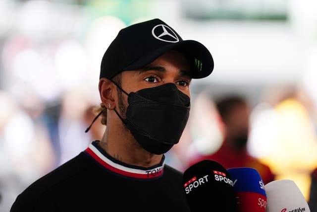 Mercedes’ Lewis Hamilton endured a day to forget (David Davies/PA).