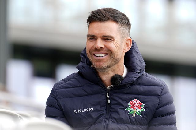England’s record wicket-taker James Anderson claimed his first wicket of the season for Lancashire against Gloucestershire (Martin Rickett/PA)