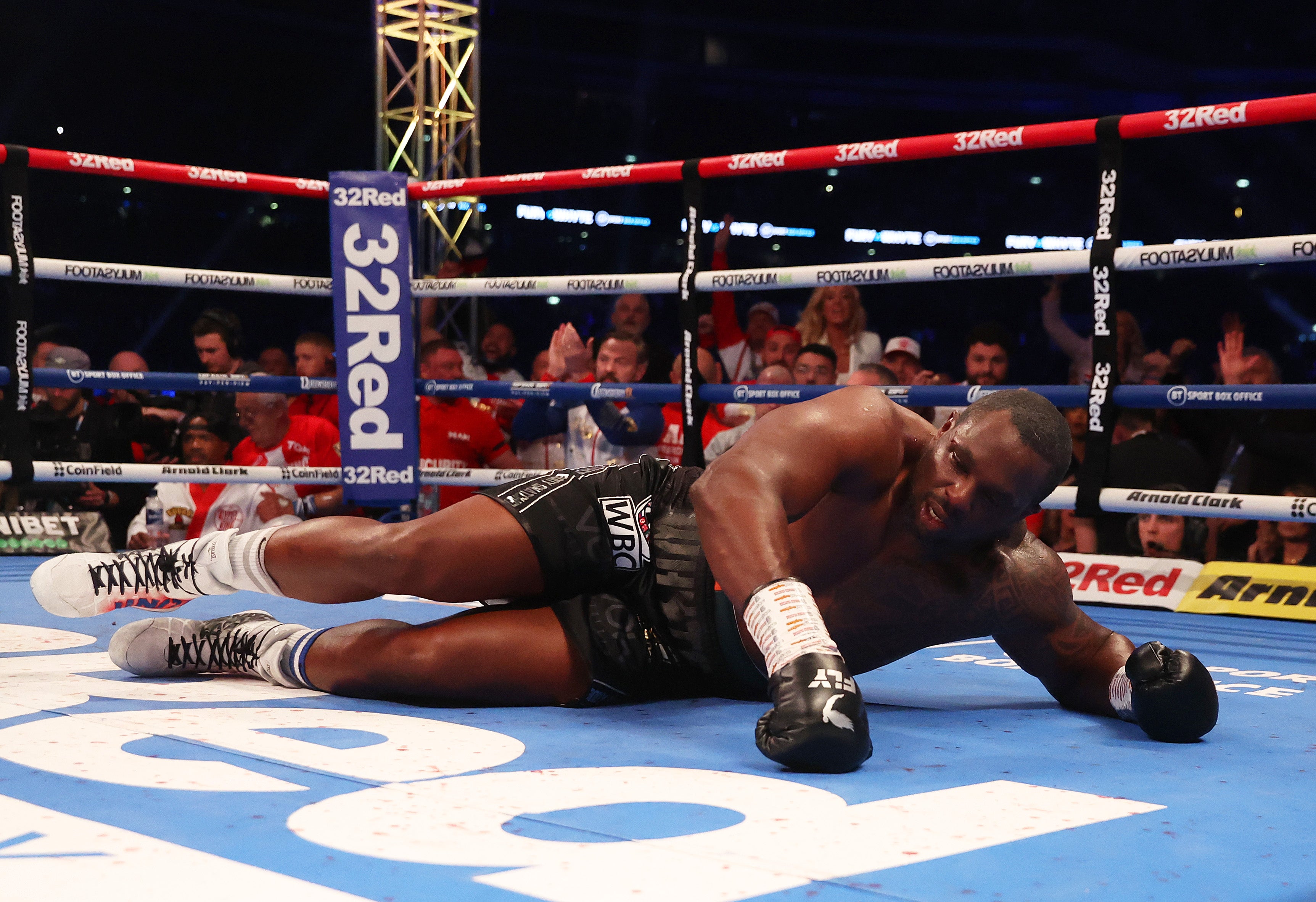 Dillian Whyte was stopped by Tyson Fury in Round 6 at Wembley Stadium