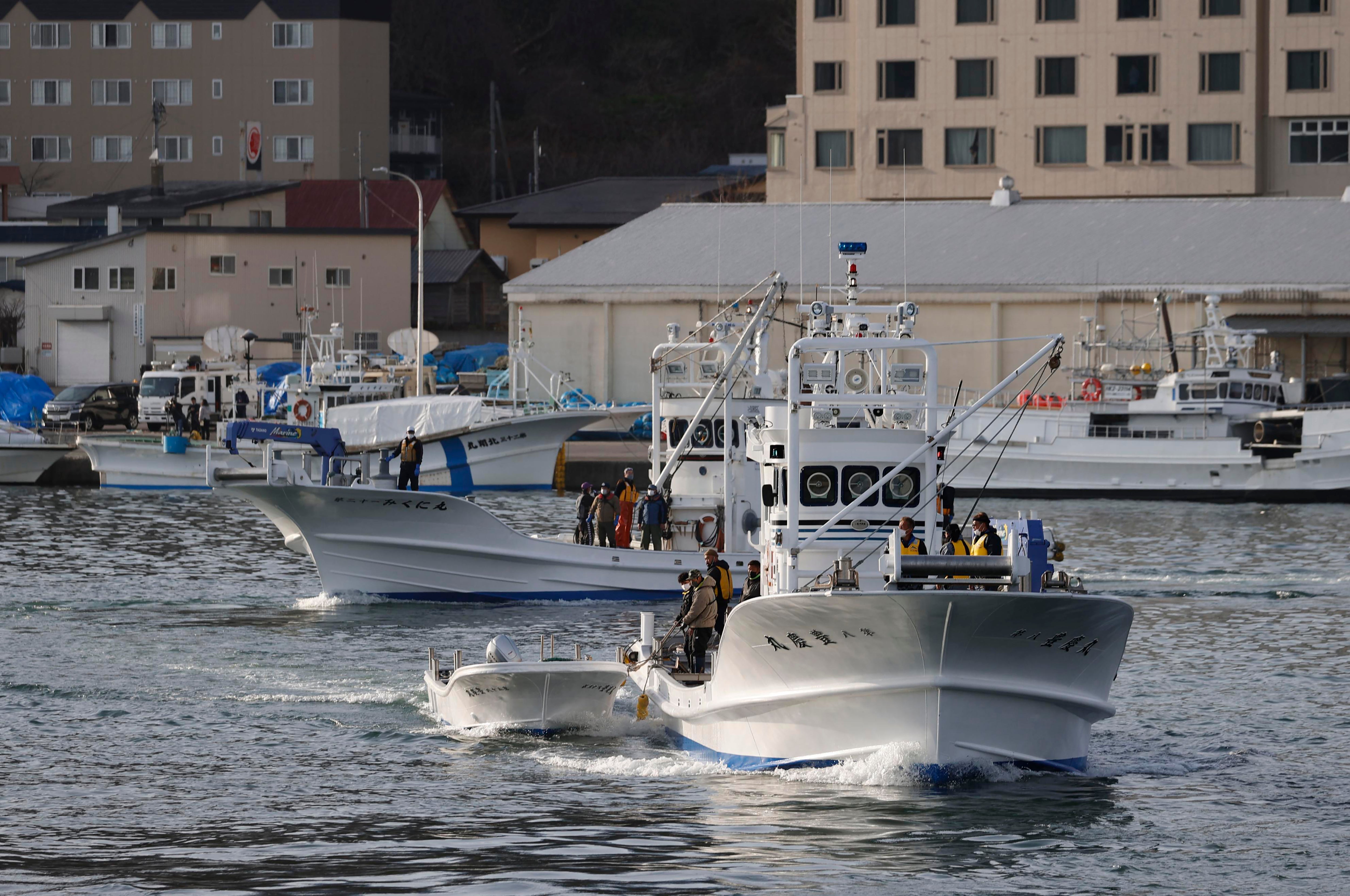 Japan Tour Boat Missing