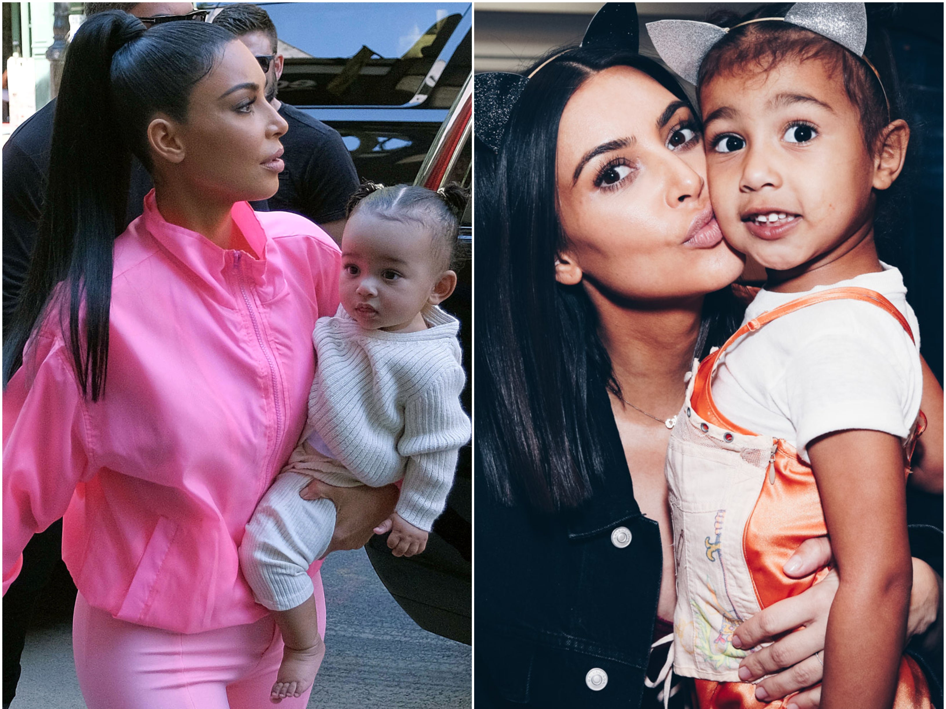 Kim Kardashian has two daughters, North and Chicago