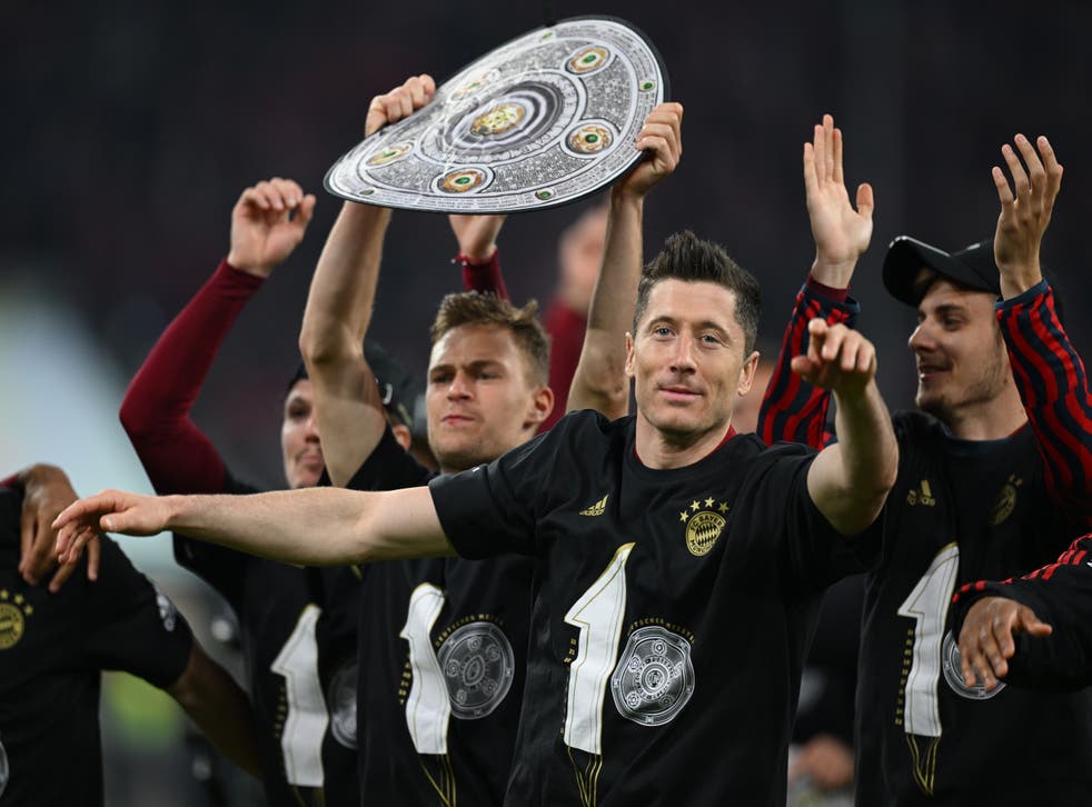 Robert Lewandowski hails Bayern Munich's 10th straight Bundesliga title as  'huge achievement' | The Independent