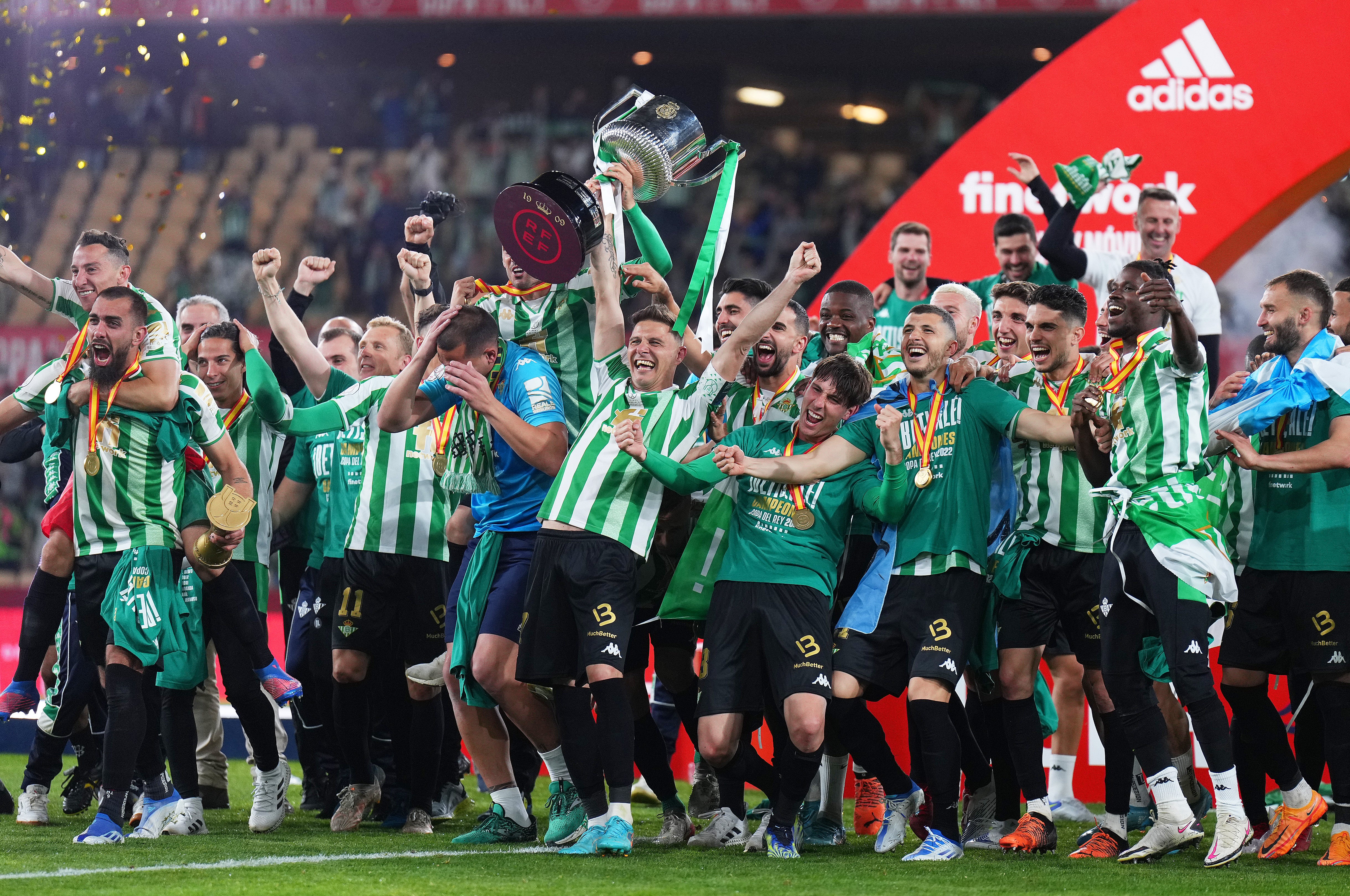 Real Betis edged a cup final penalty shootout