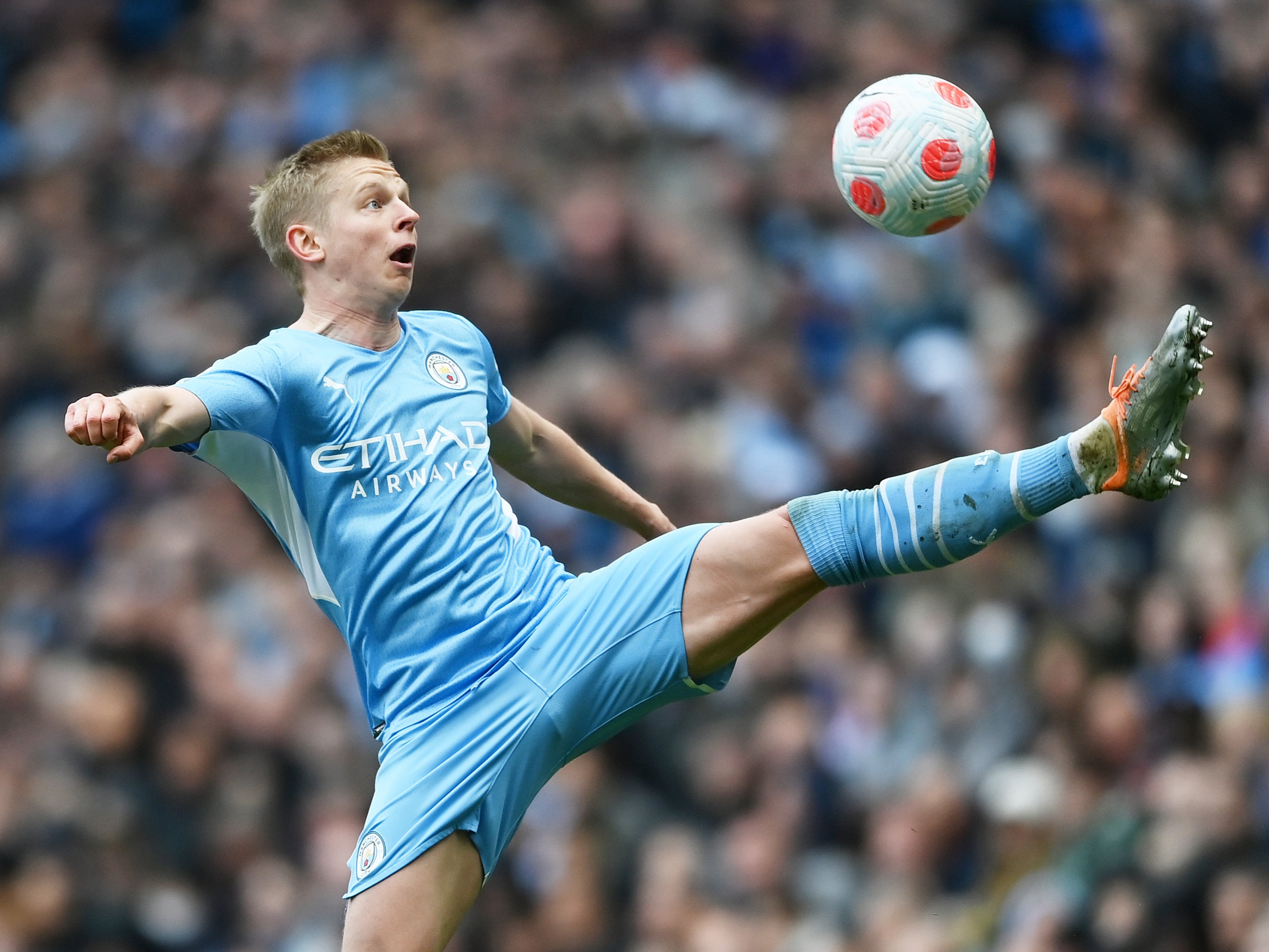 Manchester City full-back Oleksandr Zinchenko