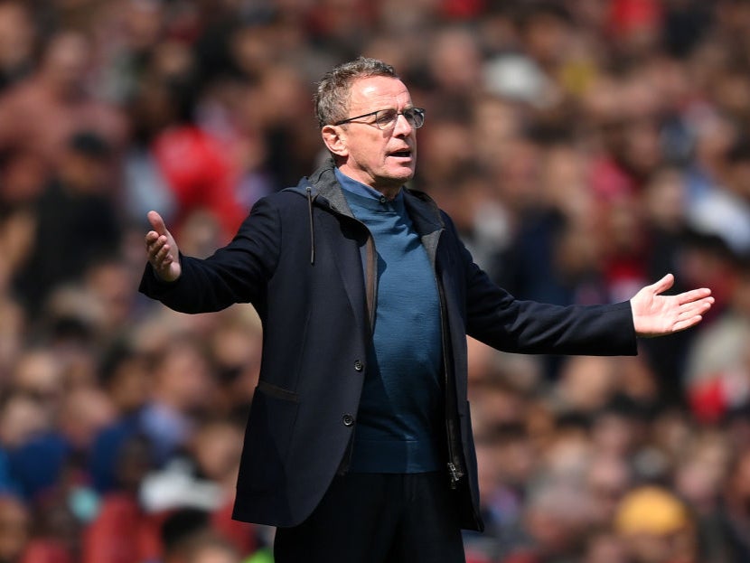 Rangnick watched his side suffer a second defeat in five days on Saturday lunchtime
