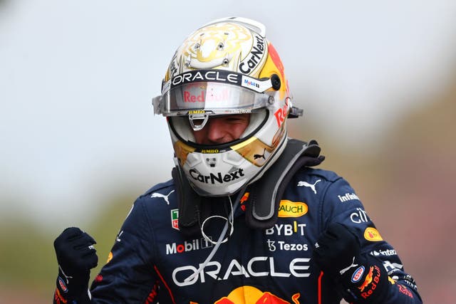 <p>Max Verstappen completed a perfect weekend for Red Bull </p>