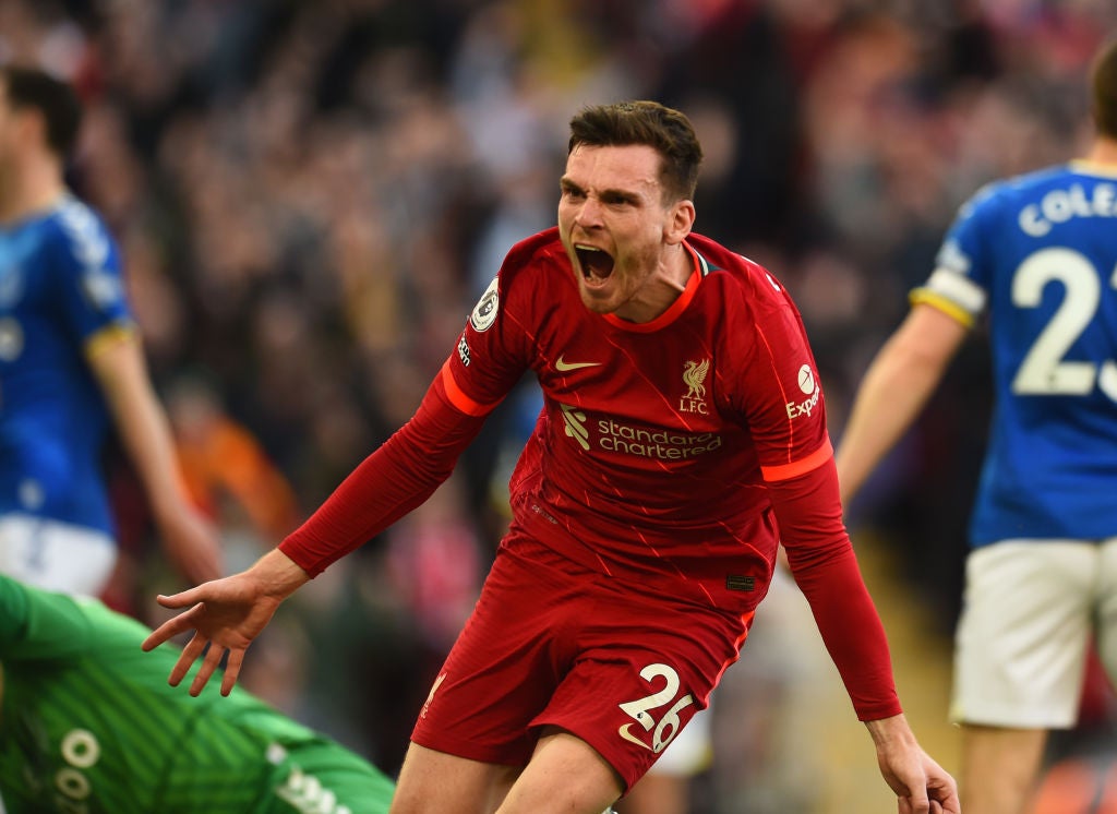 Robertson’s header eased Liverpool’s nerves