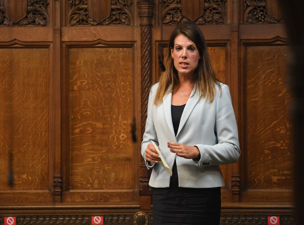 This file photo shows Nokes inside the House of Commons