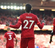 The joy of Divock Origi, Liverpool’s ‘legend’ and Everton’s chief tormentor