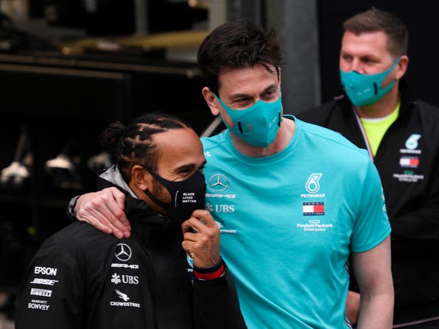 <p>Hamilton finished 13th on Sunday as Mercedes were left frustrated once again</p>
