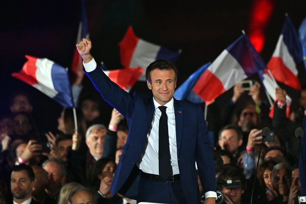 After French election win, Macron faces even tougher test with political battle at home and war abroad