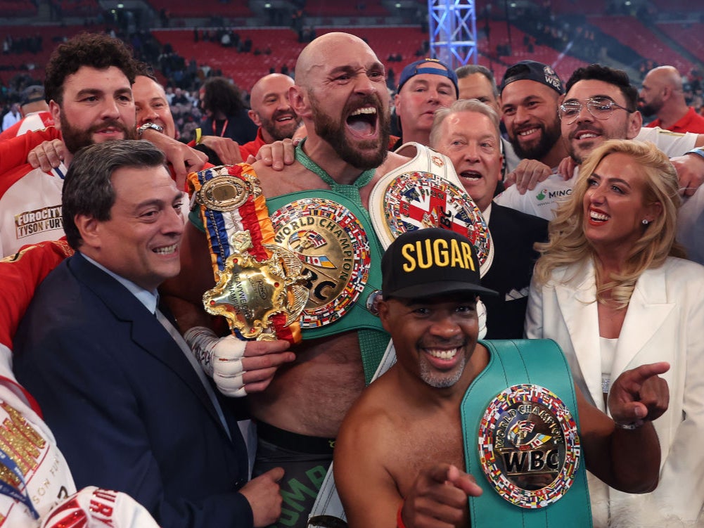 Tyson Fury retained his WBC title with an impressive display on Saturday night