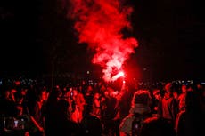 French election results - live: Macron victory sparks protests as he strives for unity