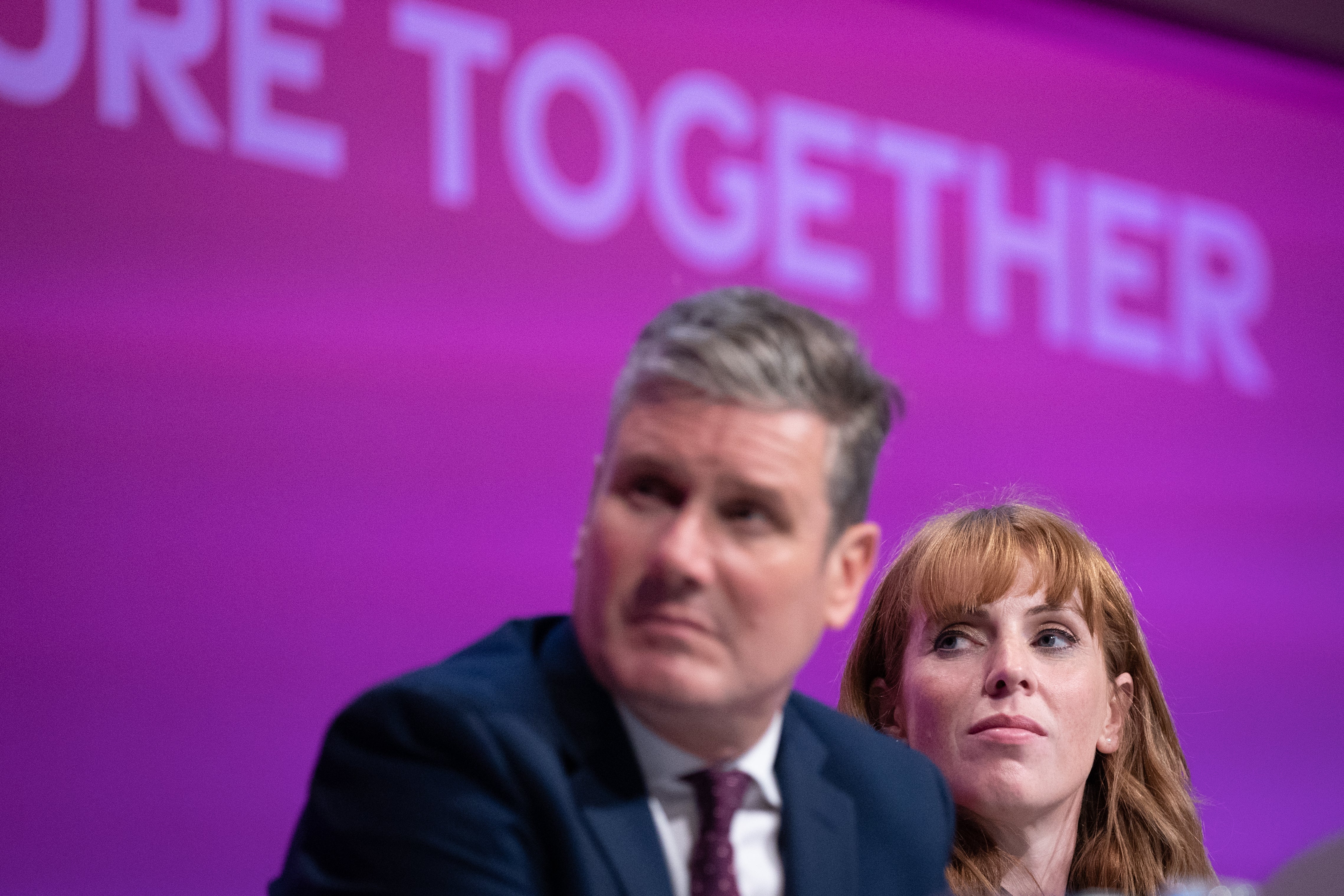 Labour Party leader Sir Keir Starmer and deputy leader Angela Rayner (Stefan Rousseau/PA)