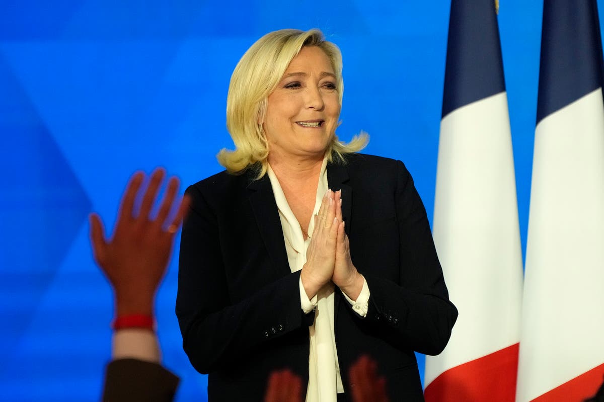 Far-right Le Pen plots parliament win after loss to Macron