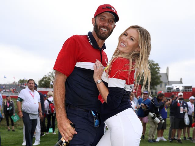 <p>Paulina Gretzky and Dustin Johnson get married </p>