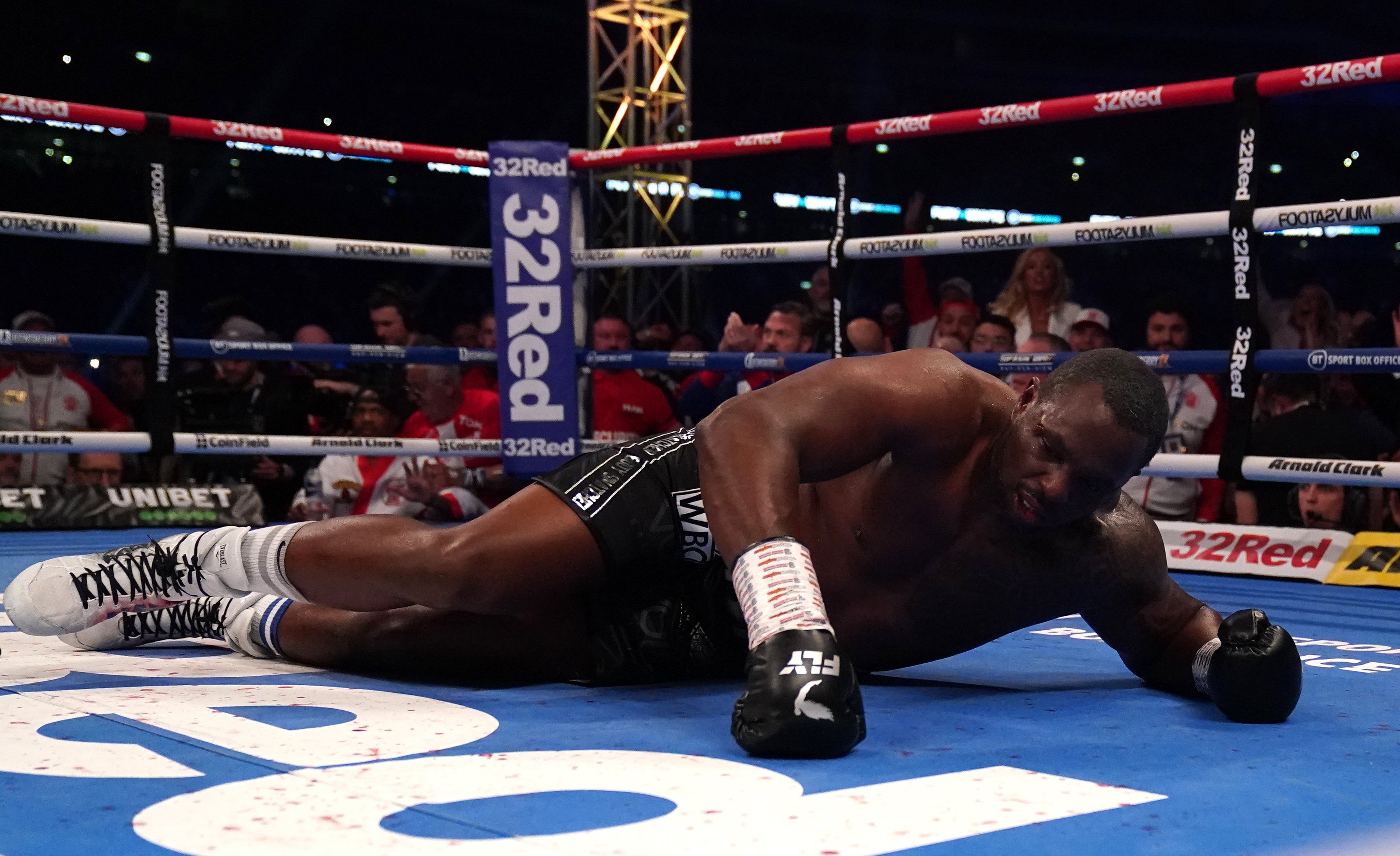 Dillian Whyte wants another go at Tyson Fury (Nick Potts/PA)