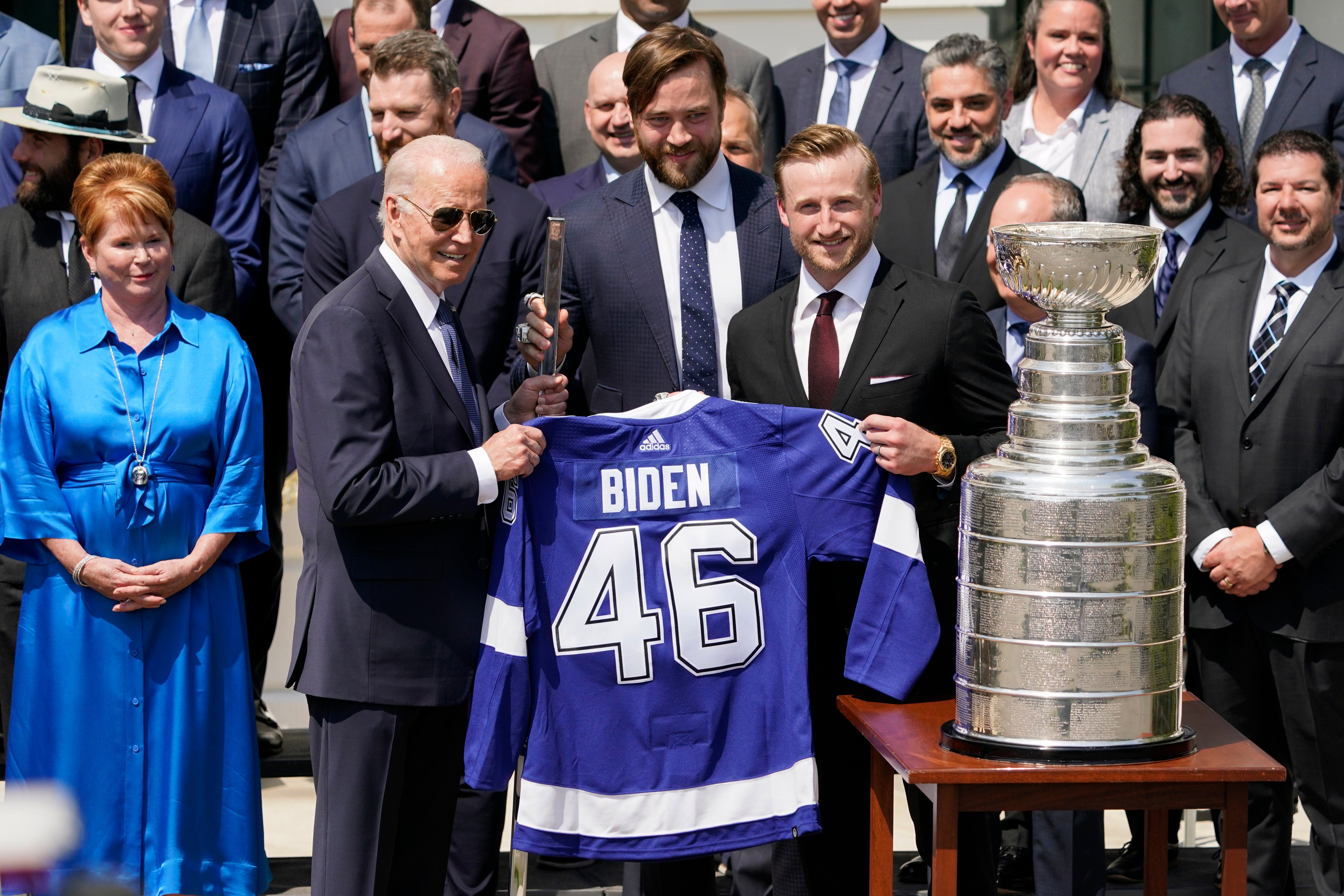 Biden Lightning Hockey