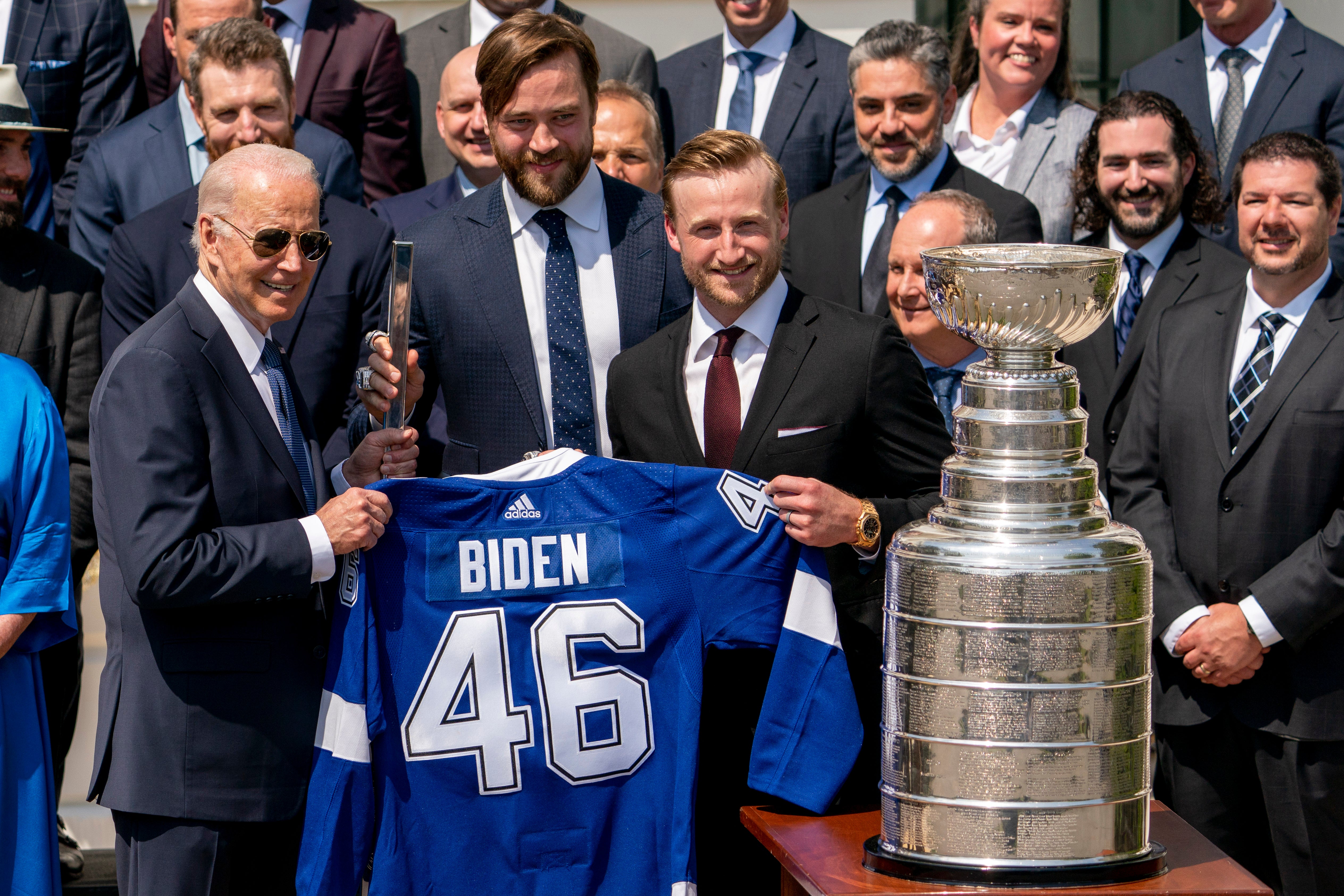 Biden Lightning Hockey