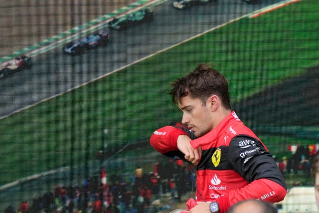 <p>Leclerc lost out on a podium place at the Emilia Romagna Grand Prix </p>