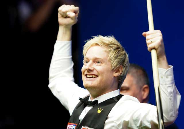 Neil Robertson’s 147 was the 12th in Crucible history (Zac Goodwin/PA)