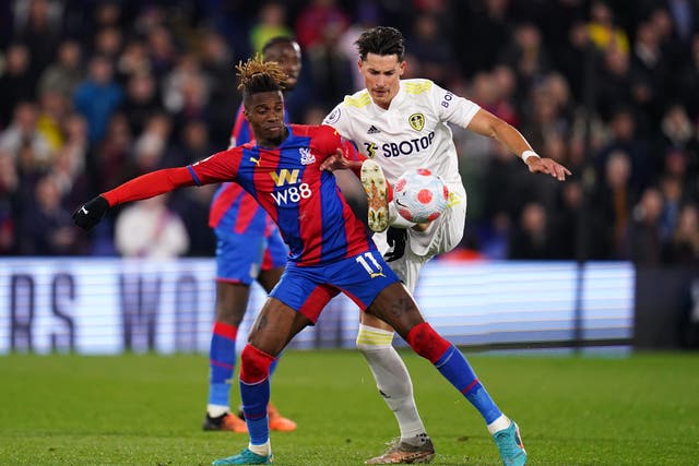 Leeds were only able to claim one point at Crystal Palace (John Walton/PA)