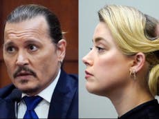 Johnny Depp trial - live: Amber Heard recounts alleged sexual assault with vodka bottle