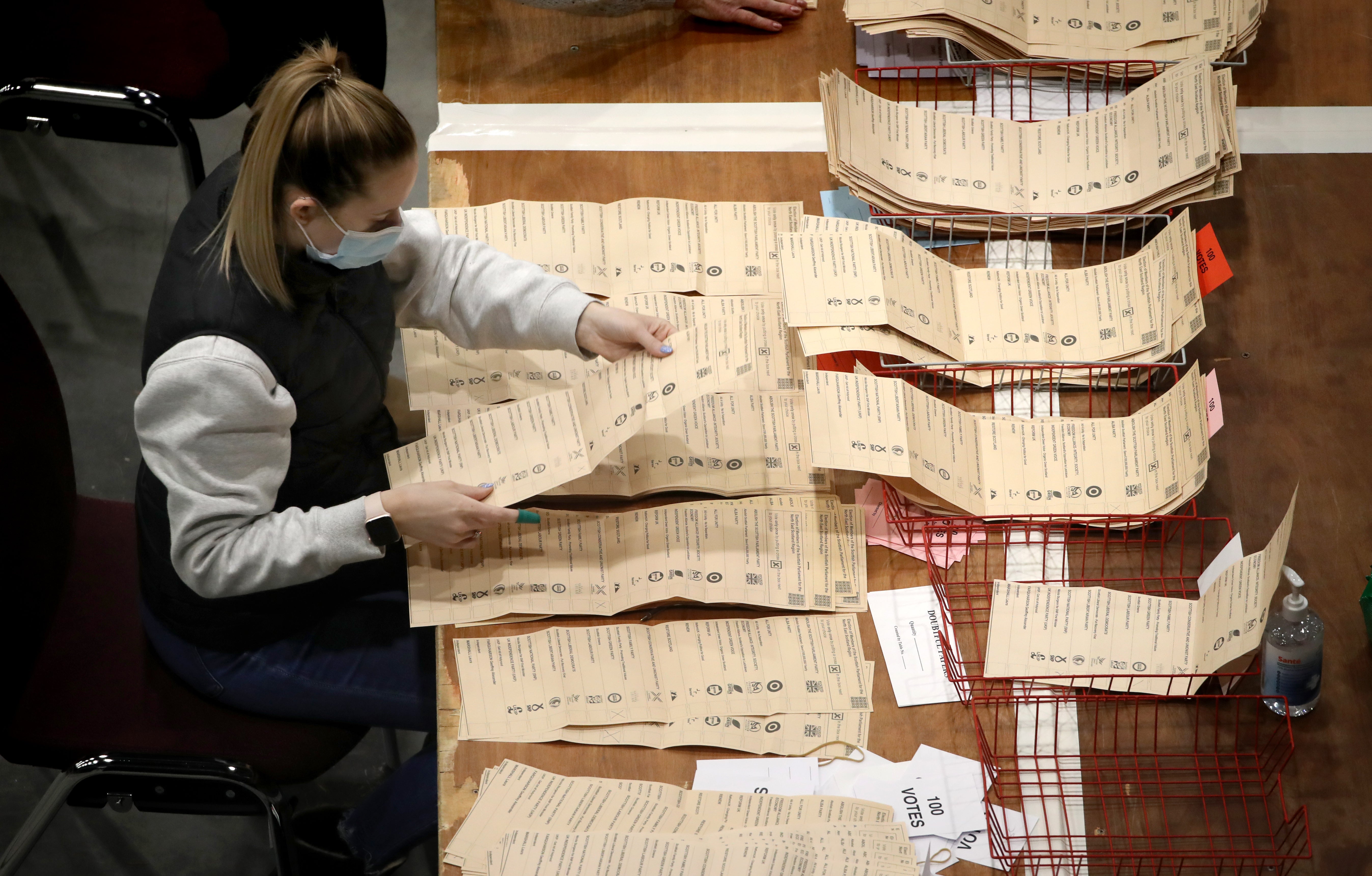 Scottish voters are embracing single transferable voting, new research has found (Andrew Milligan/PA)