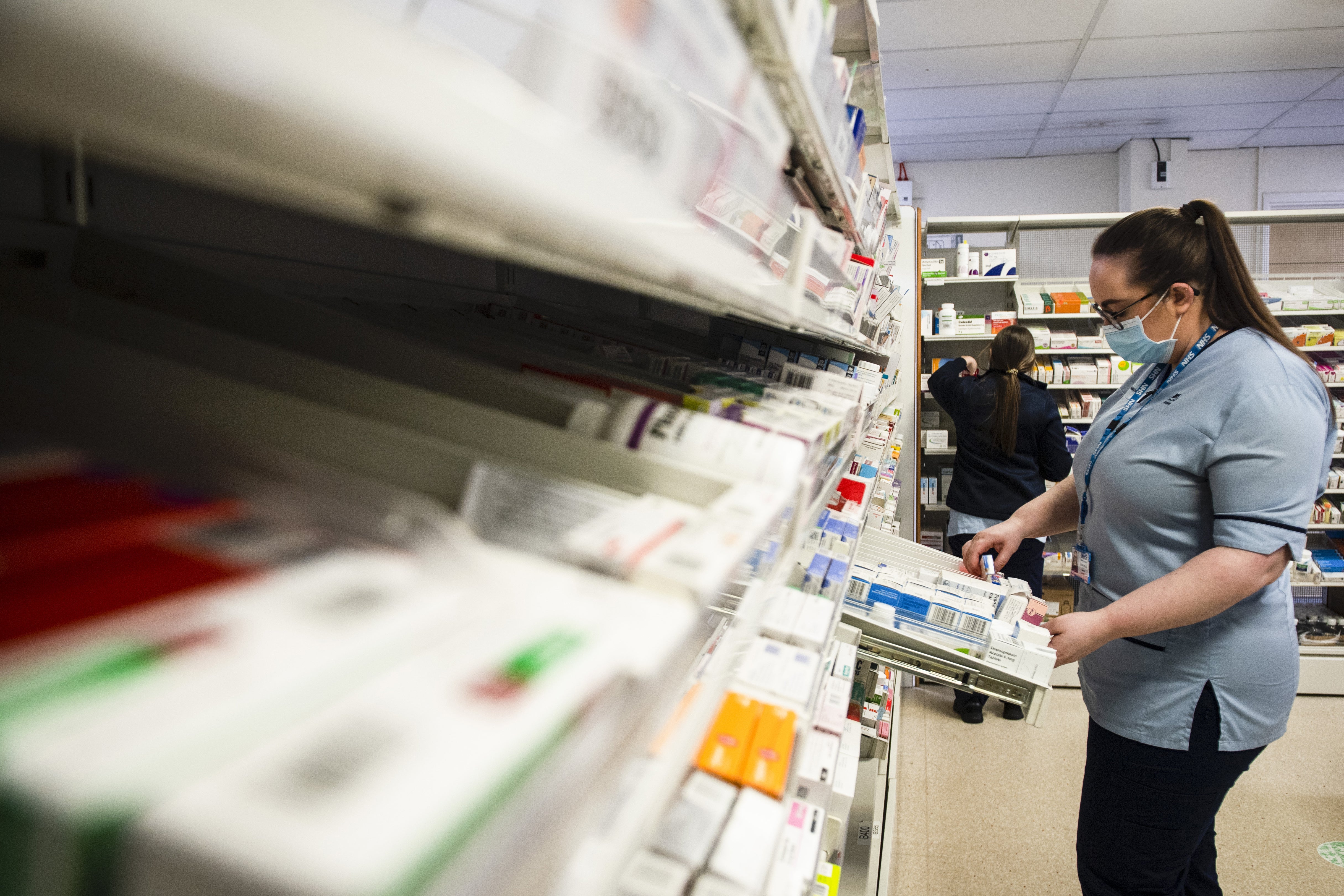 Pharmacists in England are currently prevented from amending prescriptions (Andy Buchanan/PA)