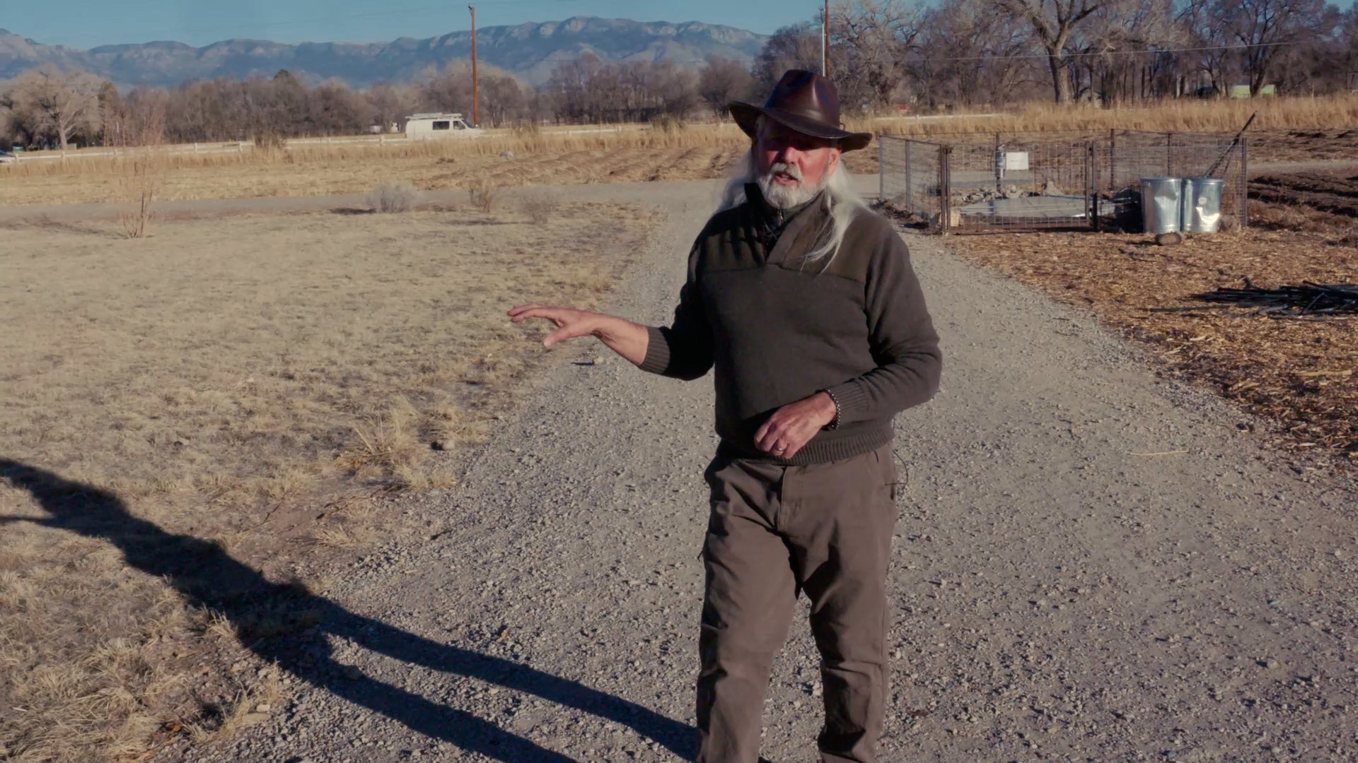 Wes Britenham talks to The Independent at the Los Poblanos Historic Inn