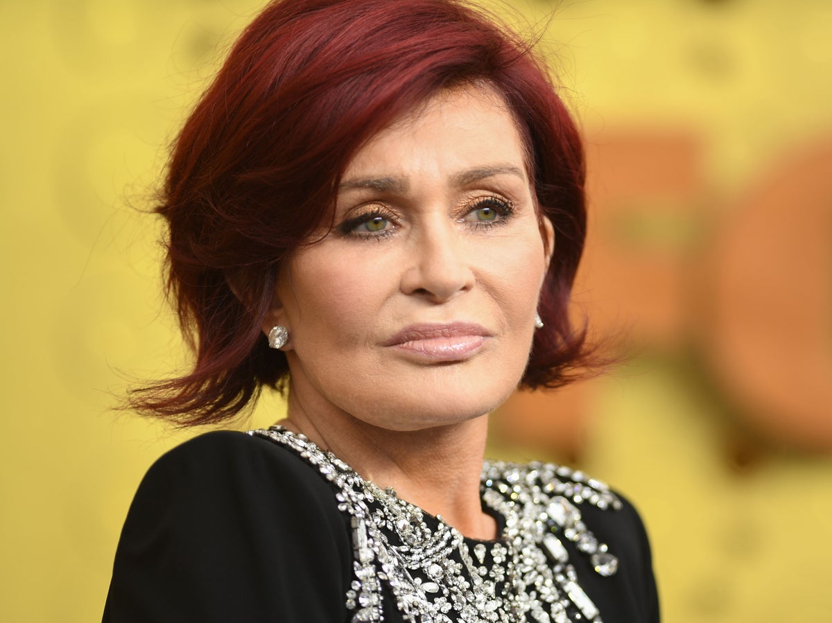 Sharon Osbourne sleeping in a tent along Mall ahead of the coronation