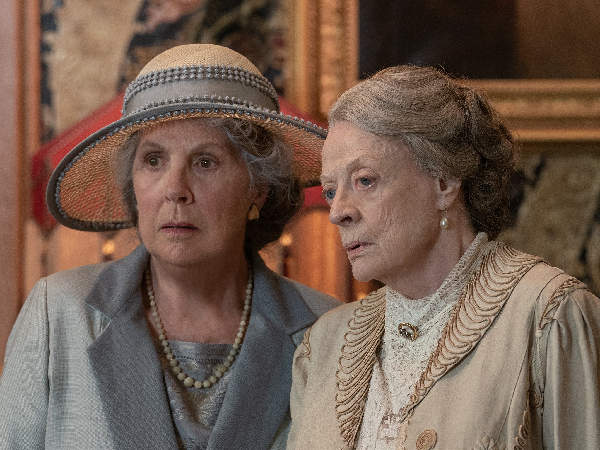 Penelope Wilton and Maggie Smith in ‘Downton Abbey: A New Era'