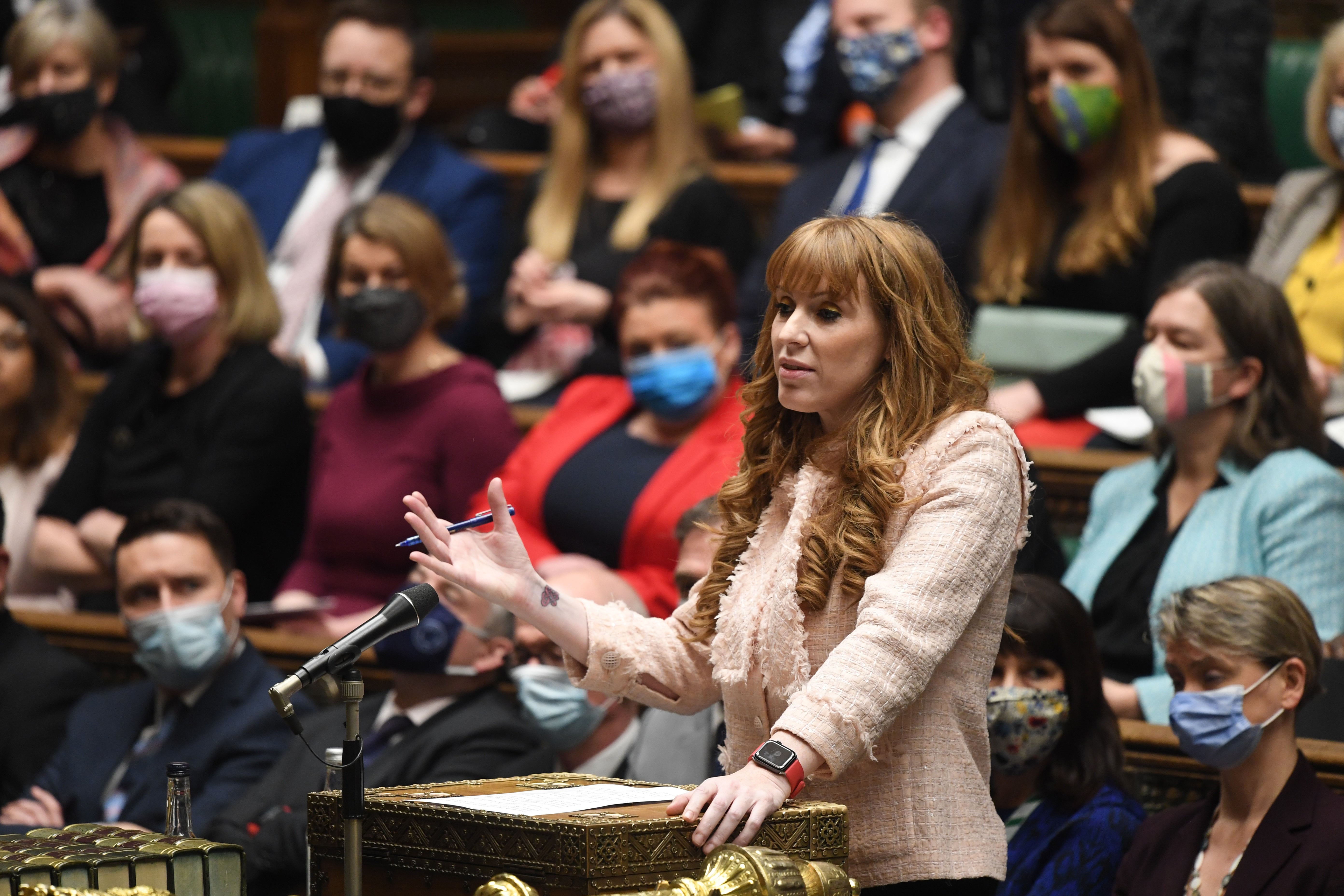 Angela Rayner in the House of Commons (PA/UK Parliament)